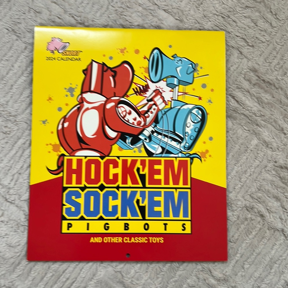 2024 Snort calendar classic toys, wall calendar featuring Snort and classic toys